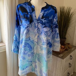 Calvin Klein Blue Blouse